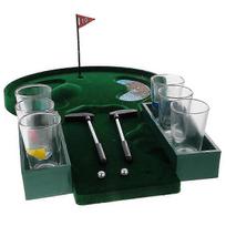 Box Mini Table Golf Drinking Game Set W/ Shot Glasses Adults Party Supplies