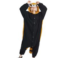 Meškėno vienos dalies pižama Helovino kostiumas Kalėdų kigurumi viso kūno kostiumas S ruda/juoda