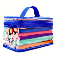 42 Pcs/Lot Heatless Curling Rod Soft Sponge Hair Curler Roller Foam Bendy Twist Curls Tool DIY HairStyling Hairdressing Tools blue