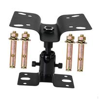 Speaker Wall Mount Holder Audio Equipment Accessories Rotatable Angle Sturdy for black