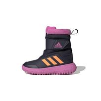 Adidas Winterplay Warm Non-Slip Mid-Calf Snow Boots Kids Boots Black Purple GZ6795 30½