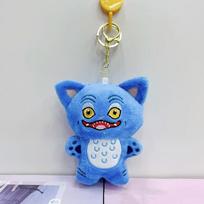 Non-Toxic Kpop Demon Hunters Tiger Plush Keychain Toy Demon Hunters K Pop Accessories Toy Tiger Plushie Doll Bag Pendant For Fans Gift