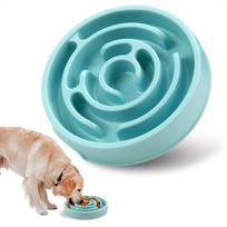 Slow Feeder Bowl for Dogs and Cats Anti-Choke Pet Feeding Dish Interactive Licking Food Bowl Durable Non-Toxic Material Easy to Clean one size mėlyna