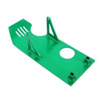 Dirt Bike Off Roading Riding Engine Guard Plate With Integrated Drain Hole High Load Capacity 20kg Impact Protection žalia