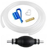 Hand Pump for Gas Oil Universal Car Automotive Fuel Transfer Pump with Syphon Hose Portable Easy to Operate Hand Pump