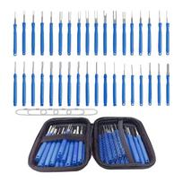 Professional Automotive Wire Connector Removal Tool Set Terminal Removal Tool For Easy Pin Extraction mėlyna