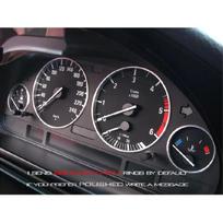 BMW E39 M5 E38 5 serijai E53 X5 Chromuotas prietaisų skydelio spidometro ciferblato žiedo apdailos panelė Prietaisų skydelio dangtelis