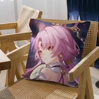 Honkai Star Rail Fu Xuan Lucky Dragon pillow cover sofa cushion cover home room decoration children gift 30x30cm
