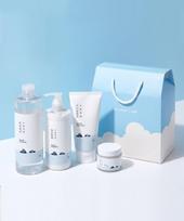 [Gift Wrapping] 1025 Dokdo Daily Hypoallergenic Set (Toner + Lotion + Cleanser + Cream) white