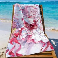 Game Honkai Impact Elysia Towel Sports Quick Dry Travel Camping Gear Sandproof Soft Light Large Beach Towel STJ40x70CM