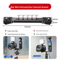 DJI Pocket 3 Dual Camera Mount for Phone and Dual Screen Recording - Ideal for Outdoor Live Streaming with Horizontal Bar Mount