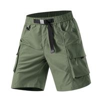 Mens Shorts with Adjustable Waistband and Multiple Pockets Suitable for Work Shorts Men Running Shorts Men and Cargo Shorts XXL gray