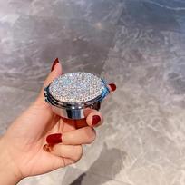 Luxury Rhinestone Portable Pill Box - Travel-Friendly Storage Solution
