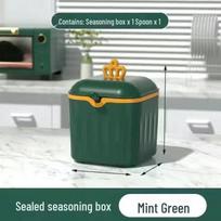 Moisture-Proof Seasoning Box Set: Sealed Spice Jars & Multi-Compartment Storage