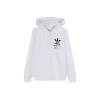 Adidas Originals Trefoil Bodega Full Zip Hoodie Vyriškos striukės Baltos FP7703 S