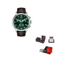 TISSOT Soko Collection Quartz Movement Waterproof Unisex Watch 45mm Green Dial Stainless Steel Case T116.617.16.092.00 Regular Watch Box
