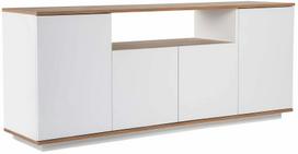 Konsolinis staliukas Kalune Design Arista, balta sp./pine, 44.5 cm x 180 cm x 75 cm