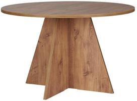 Valgomojo stalas Nordure Virella, pine, 120 cm x 120 cm x 75 cm
