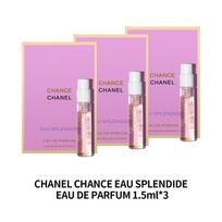Chanel Chance Eau Splendide EDP 1,5 ml x 3, Mini buteliukas kvepalai moterims, Gaivus gėlių kvapas, Nešiojamas kelioninis dydis