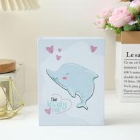 6 Inch 100 Pockets Photo Album Cloth Cover Large Capacity Scrapbook Album Insert Pocket Laminated Photo Storage