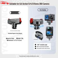 DJI Action 6 Metal Cage for OSMO ACTION 6 Camera - Magnetic, Anti-drop, Vertical & Horizontal Shooting Mount