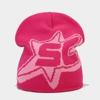 Star Jacquard Knit Cap Hip Hop Street Dance Beanie Men and Women Beanie Hat One Size rožinė