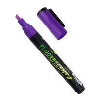 Erasable Liquid Chalk Marker Pen Multi Colored LED Writing Board Art Marker Pen Glass Window Art Fluorescent Marker Highlighters violetinė