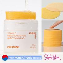 [INNISFREE] Vitamin C Green Tea Enzyme Brightening Pad 170ml (1 pack / 60 pads) 1pc (1 pack / 60 pads) beige