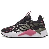 Puma Rs-X Audinys TPU Išblukęs Sportinis Trendas Smūgio Absorbcija Patvarūs Žemi Gyvenimo Būdo Batai Moteriškas Kedas Juodas Rožinis Baltas 374114-01 36