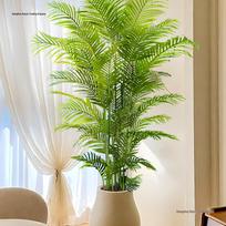 Luxurious Indoor Fishtail Palm: Large Artificial Floor Plant for Living Room Decor Special 80cm Fishtail Palm