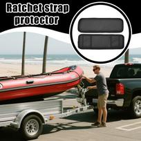 Ratchet Strap Protector Sleeve 2 Pieces Boat Ratchet Straps Protector Polyester Adjustable Guard During Transport Moving Pool China Mainland
