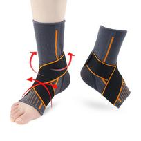 Unisex Ankle Brace: Anti-Sprain, Velcro Compression, Knit Protection for Running & Basketball Small