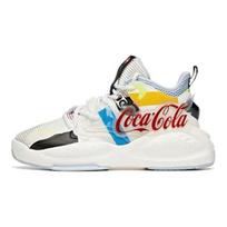Anta Badao women mid-top casual sports shoes white blue yellow shock-absorbing anti-slip wear-resistant 122038085S-3 36