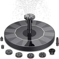 13/16/18cm Solar Fountain Pump with 8 Nozzles - Floating Water Pump for Garden, Pond, Bird Bath, and Pool