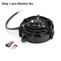 Motorcycle Radiator Cooling Cooler 5  Electric Fan M16 Temp Sensor For China 150cc 200cc 250cc 4x4 ATV UTV Buggy Quad Bike Parts A-Only Fan