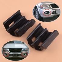 1Pair Front Fog Lamp Light Grille Fit for Mitsubishi Montero Pajero Shogun Sport 1999-2002 2003 2004 2005 2006 2007 2008