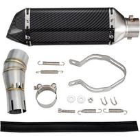 Mid Pipe Muffler Adapter Connect Pipe for Motorcycle Exhaust System Compatible with Kawasaki Ninja 250 300 Z250 Z300 20082017 M