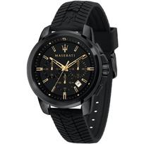 Maserati R8871621011 Chronograph Juodas Ciferblatas Vyriškas Laikrodis 44mm juoda