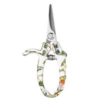 Durable SK5 Steel Pruning Shears Non-slip Handle Floral Pattern Garden Scissors Professional Effortless Branch Cutter Bonsai