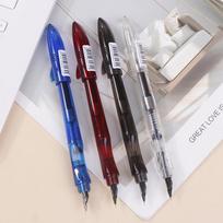 Random 1pc Plastic Fountain Pens 0.5mm F Nib Cute Shark Shape Calligraphy Ink Pens School Stationery Office Supplies