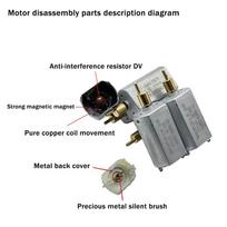 FF180PA-2367 nuolatinės srovės variklis 3V/3,2V/3,7V plaukų kirpimo mašinėlė Elektrinė kirpimo mašinėlė Brangiojo metalo tylus šepetėlis naminių gyvūnėlių kirpimo mašinėlės variklis 1PCS
