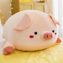 Chubby Pig Doll Bedroom Cushion Children's Sleeping Legs Girls Pillow Cute Pig Doll Plush Toy 40cm   0.35kg