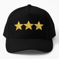 3 žvaigždutės Beisbolo kepurė Kepurė Berniukams Vyrams Vasarinė Vienspalvė Moterims Su Spaudiniu Juoda Žuvis Hip Hop Kepurė Lauko Snapback Sportinė Kepurė Black