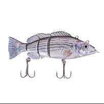 Electronic Robotic Fishing Lure Wobbler 4 Segments Smart Auto Swimming Fish Bait gray