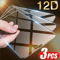 3PCS Tempered Glass For iPhone 17 14 13 12 11 15 16 Pro Max Mini Air Screen Protector For iPhone XR XS 7 8 Plus Protective Glass HD