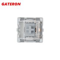 GATERON 0° Silent Switch Linear 5pin Zero Degree switches For Gaming Mechanical Keyboard Dual Rail 6-position Mute Pad pre-lubed 10 PCS