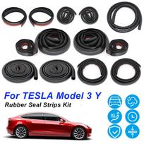 Skirta Tesla Model 3 Y Automobilio Durų Sandarinimo Juostelių Rinkinys Garso Izoliacija EPDM Guma Orų Sandariklis Automobilio Bagažinės Dangčio Prietaisų Skydelio A B Sutarimo Sandarinimo Rinkinys