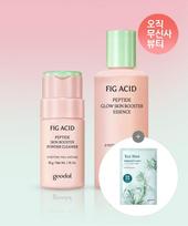 [SET] Fig Acid Peptide Skin Booster Powder Cleanser 50g + Essence 120ml [Gift] 1 Gentle Mask