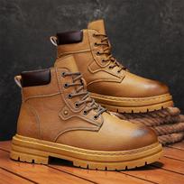 Martin boots new winter mid-lace-up platform boots high-top boots British retro short boots 39 [standard sports code]