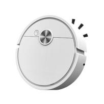 Mini robotas siurblys, 3 viename šlavimo ir plovimo robotas siurblys, plonas belaidis savaime įkraunamas robotas mopas automobiliui, namams, kietoms grindims Battery balta
